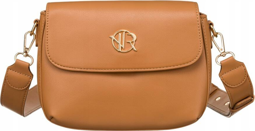 Rovicky Hnedá crossbody kabelka so zlatými detailmi R-TOR-ALE-1 Veľkosť: ONE SIZE