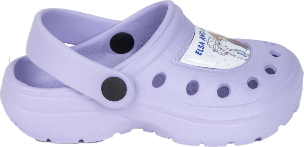 Svetlofialové dievčenské nazuváky Crocs Disney Frozen Veľkosť: 24/25