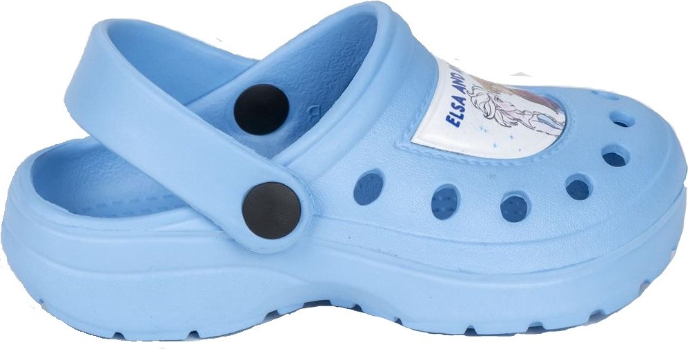 Svetlomodré dievčenské nazuváky Crocs Disney Frozen Veľkosť: 24/25
