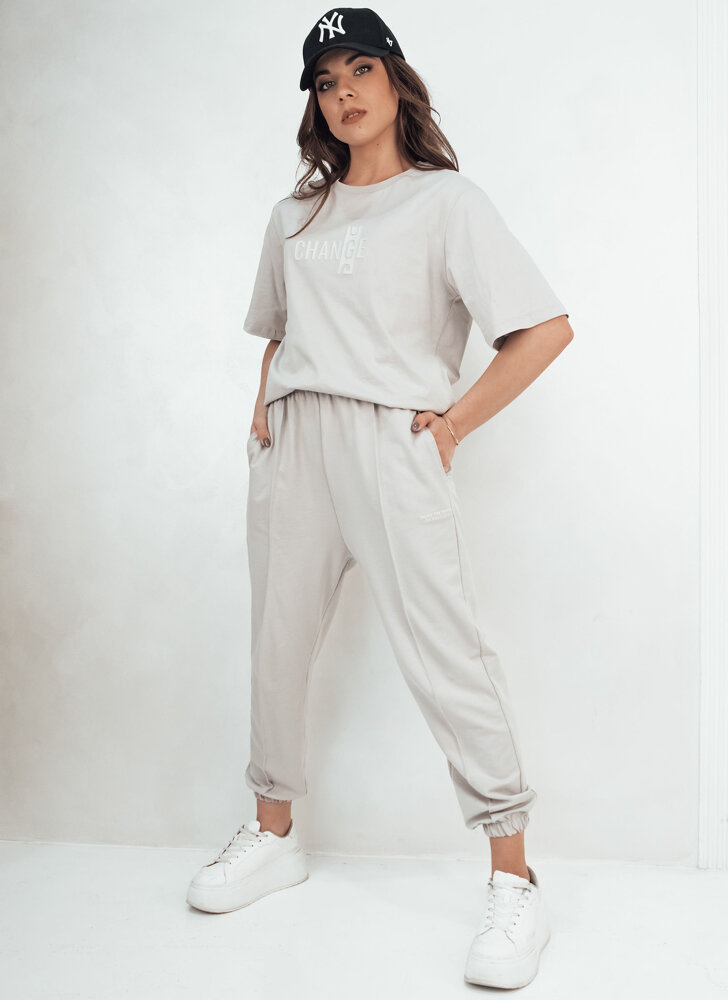 Sivá súprava trička a teplákov ZIMELAN AY1031 Veľkosť: L