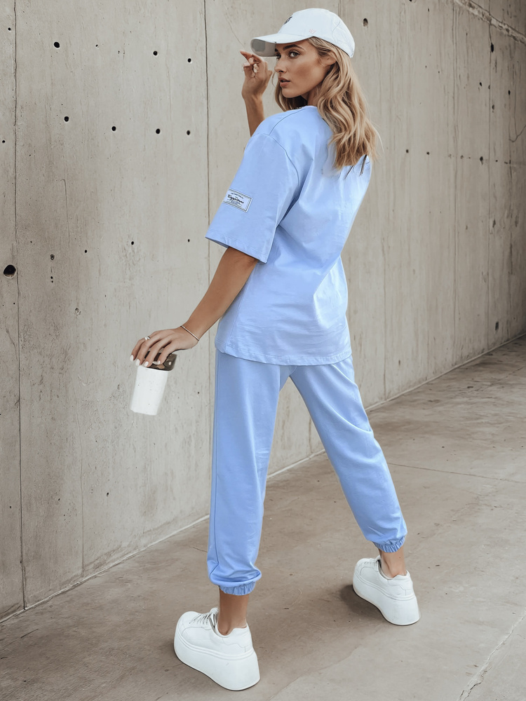 Svetlomodrá súprava trička a teplákov RIZNA AY1034 Veľkosť: L