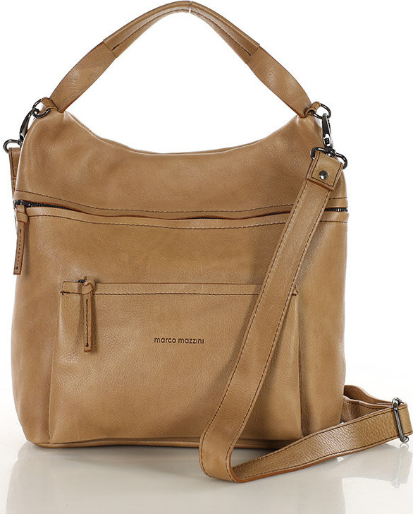 MARCO MAZZINI béžová crossbody kabelka (R304c) Veľkosť: ONE SIZE