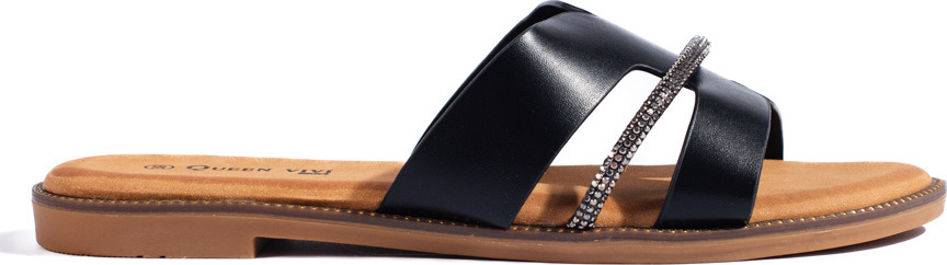 Čierne Elegantné dámske nazuváky 221-3B Veľkosť: 40