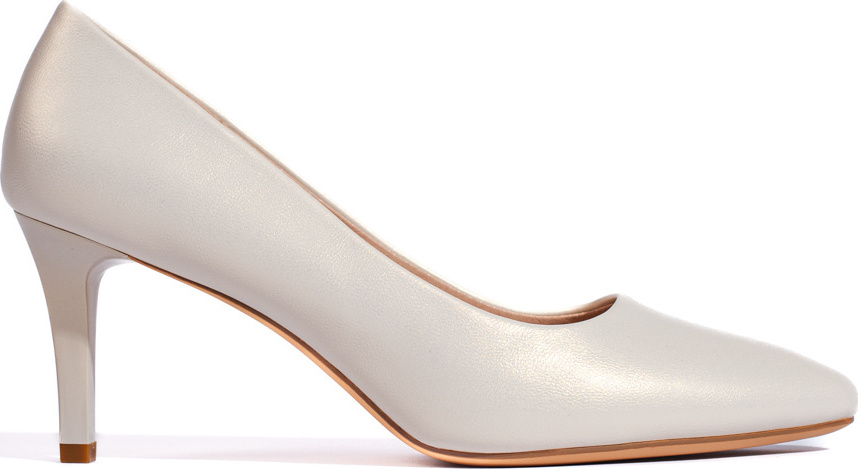 Elegantné biele lodičky na tenkom podpätku 1336PEA Veľkosť: 36