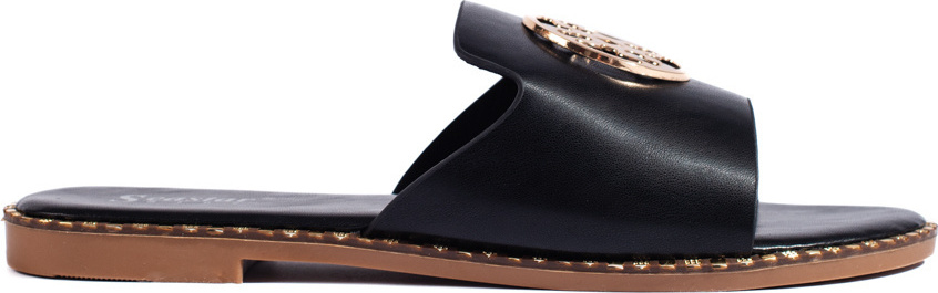 Čierne ploché nazuváky LL328B Veľkosť: 37