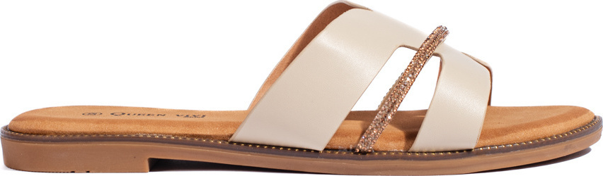 Béžové Elegantné dámske nazuváky 221-3BE Veľkosť: 36