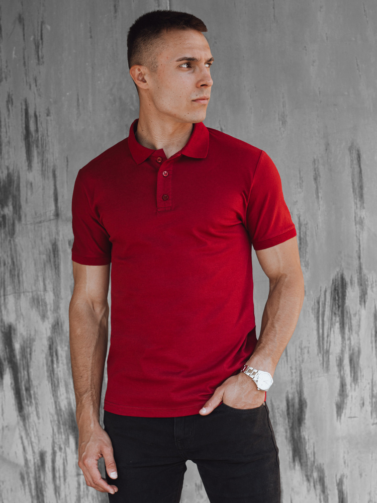 Vínové polo tričko PX0607 Veľkosť: 2XL