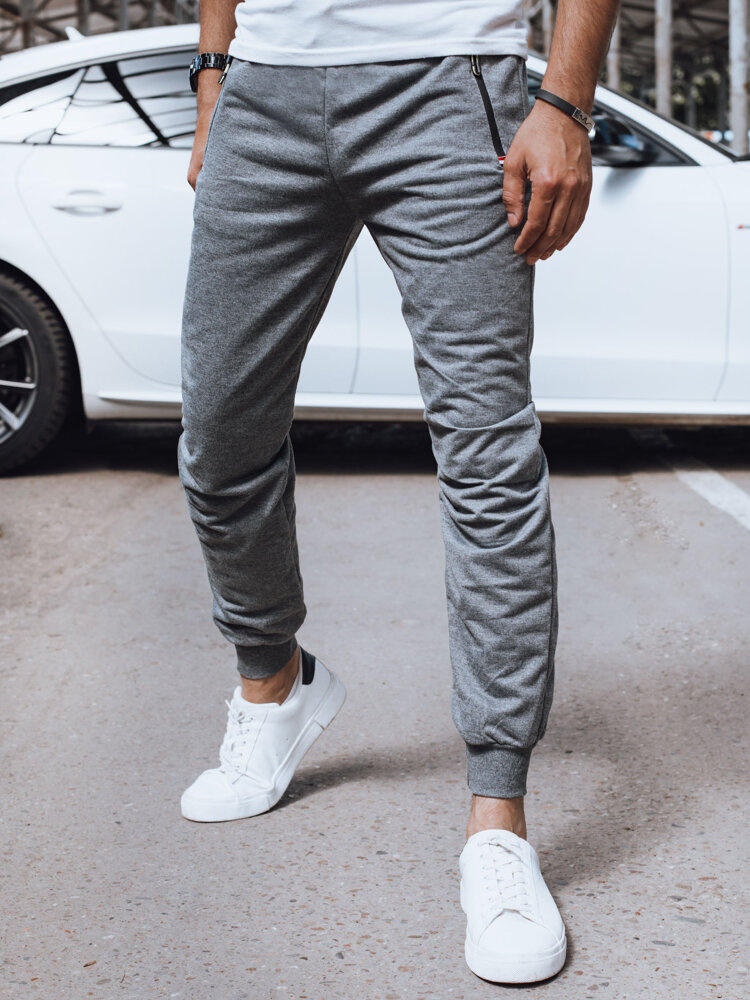 Svetlosivé pánske tepláky UX4269 Veľkosť: L/XL