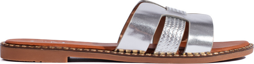 Strieborné dámske šľapky 5132S Veľkosť: 36