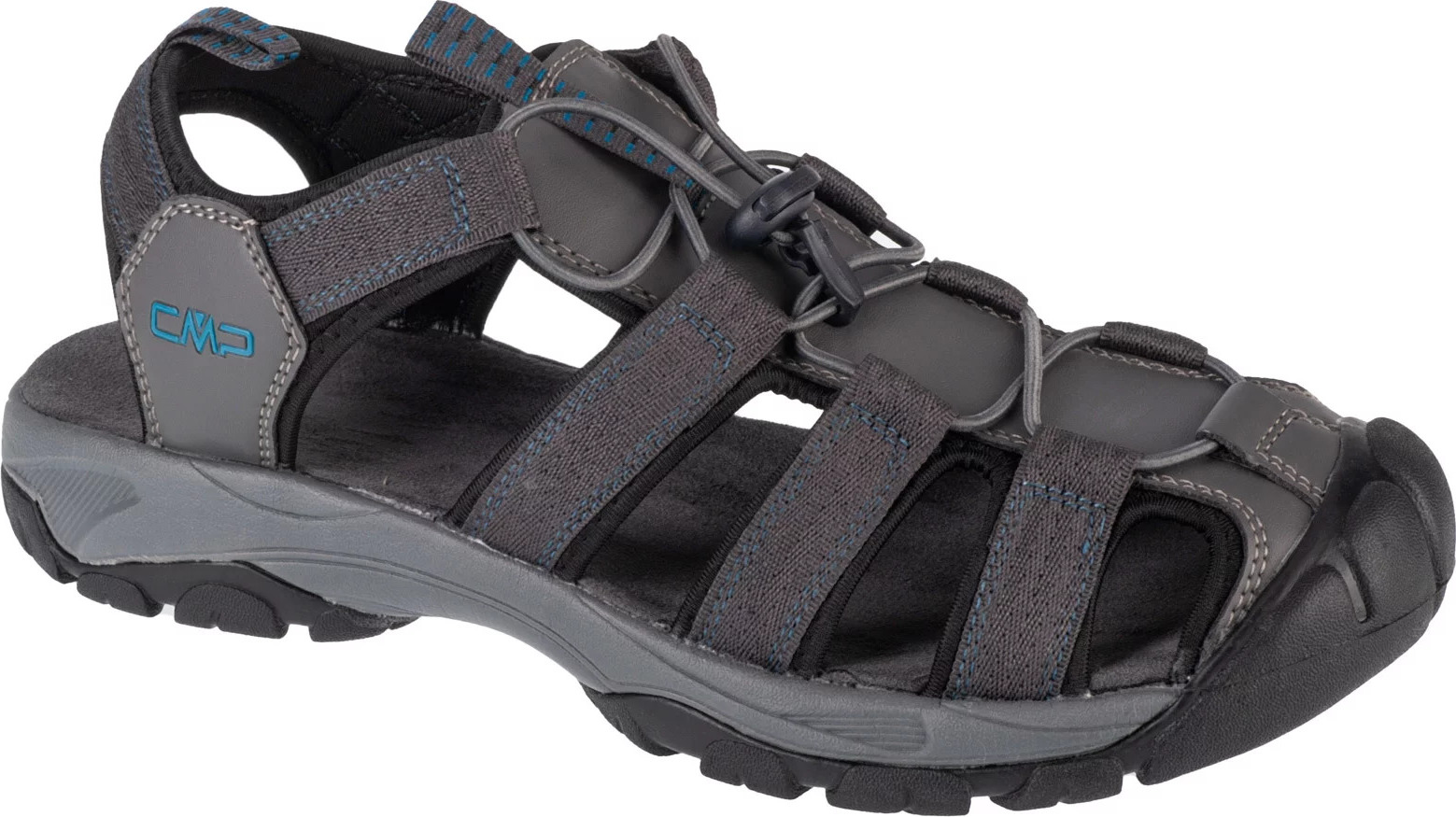 Sivé pánske športové sandále CMP Sahiph Hiking Sandal 30Q9517-73UN Veľkosť: 44