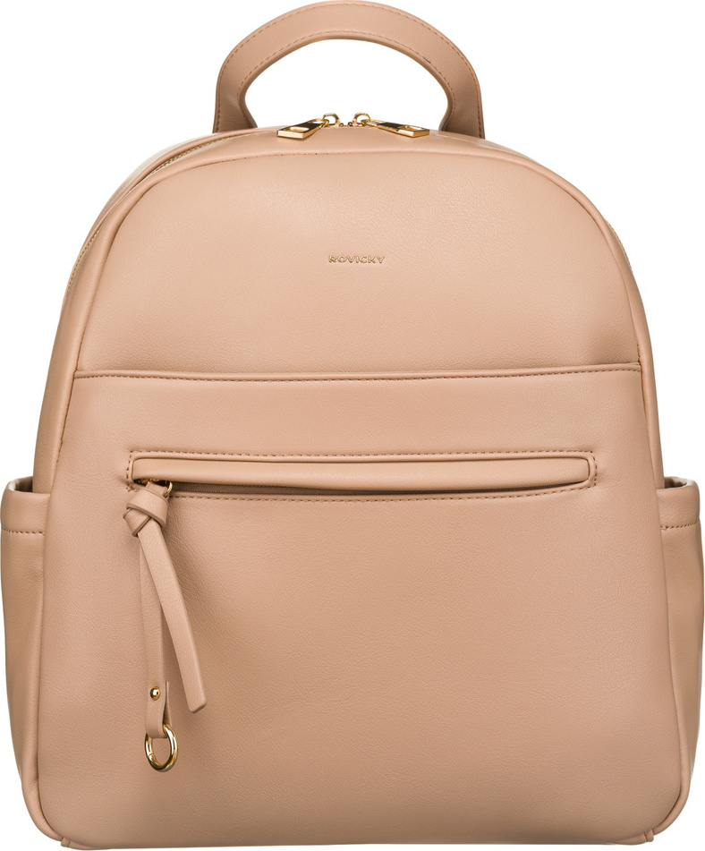 Rovicky Béžový elegantný plecniak R-PLEC-ALE-6 Veľkosť: ONE SIZE