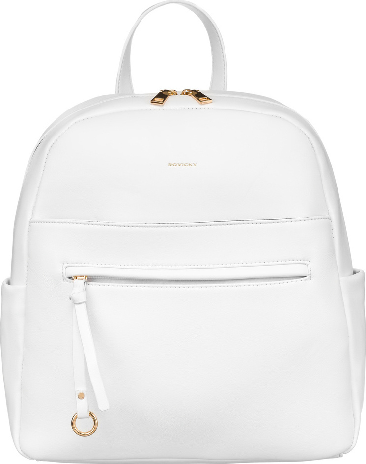 Rovicky Biely elegantný plecniak R-PLEC-ALE-6 Veľkosť: ONE SIZE