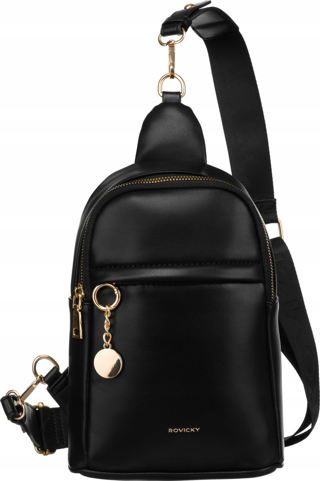 Rovicky Čierna taška cez rameno R-NER-ALE-8 Veľkosť: ONE SIZE