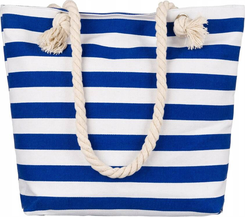 Rovicky Modro-biela pruhovaná plážová taška FB01-STRAPS Veľkosť: ONE SIZE