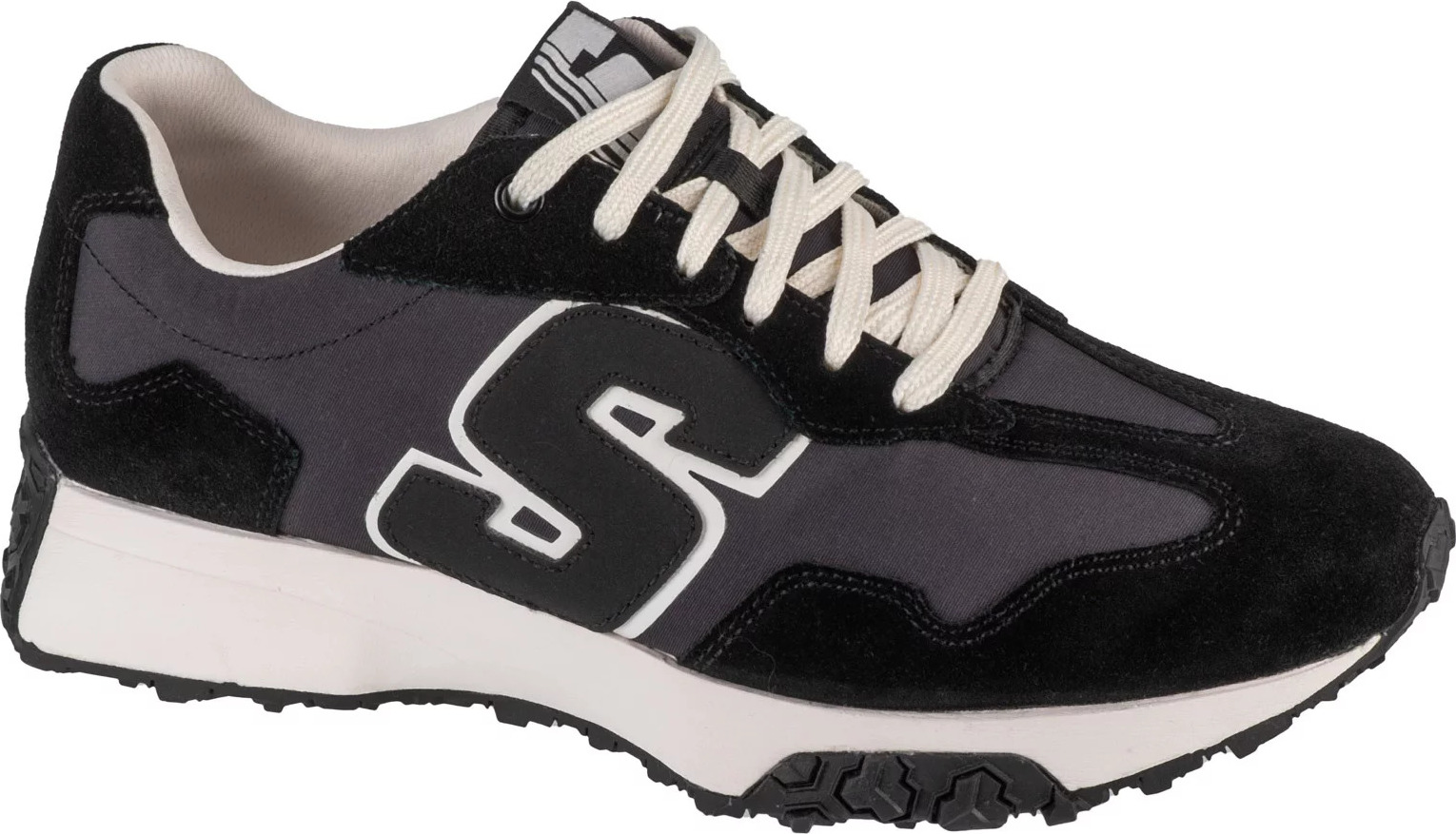Čierne pánske štýlové tenisky Skechers Upper Cut Neo Jogger - Lantis 210744-BLK Veľkosť: 42