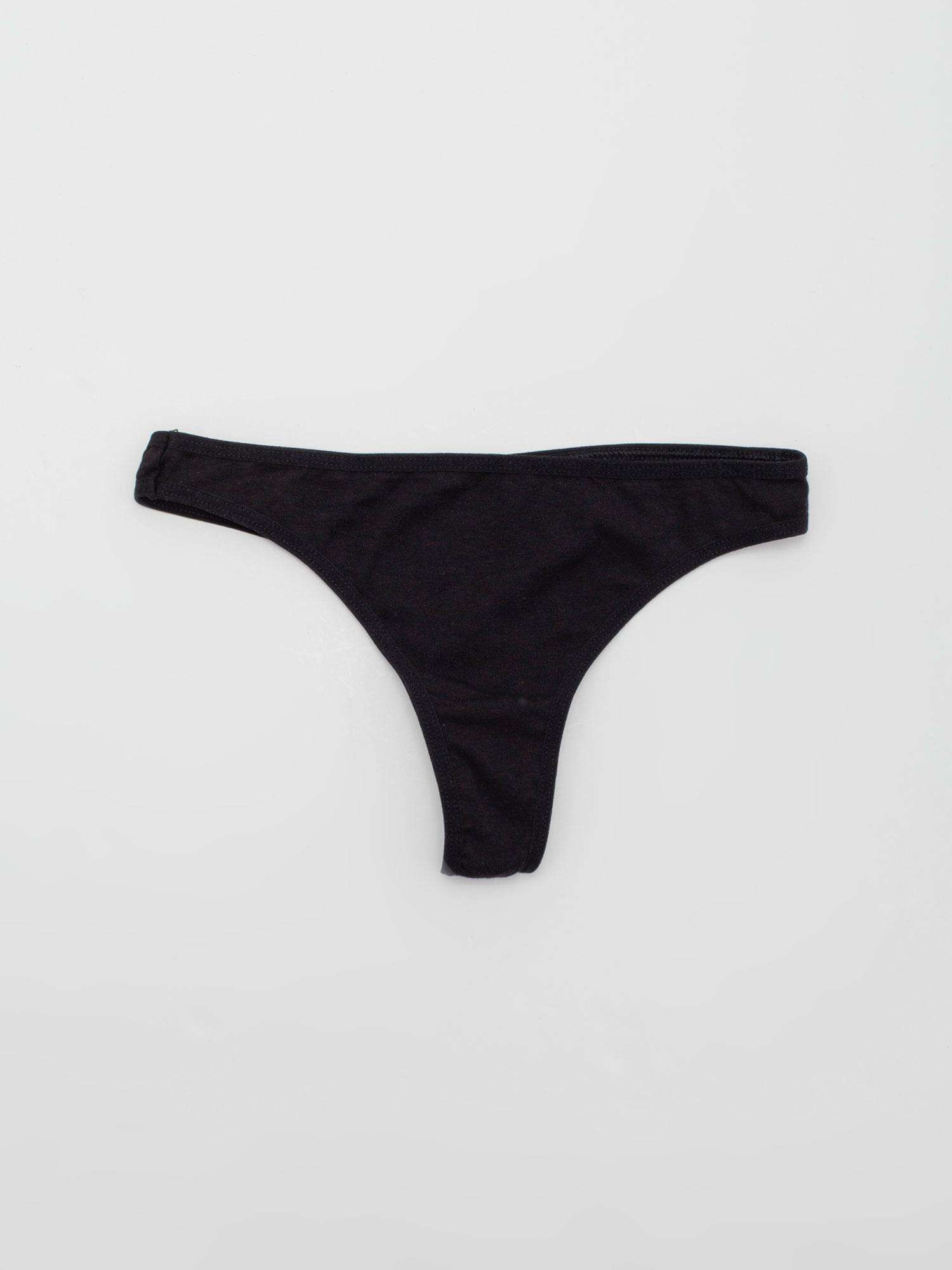 Čierne klasické tangá BR-MT-11372-black Veľkosť: L