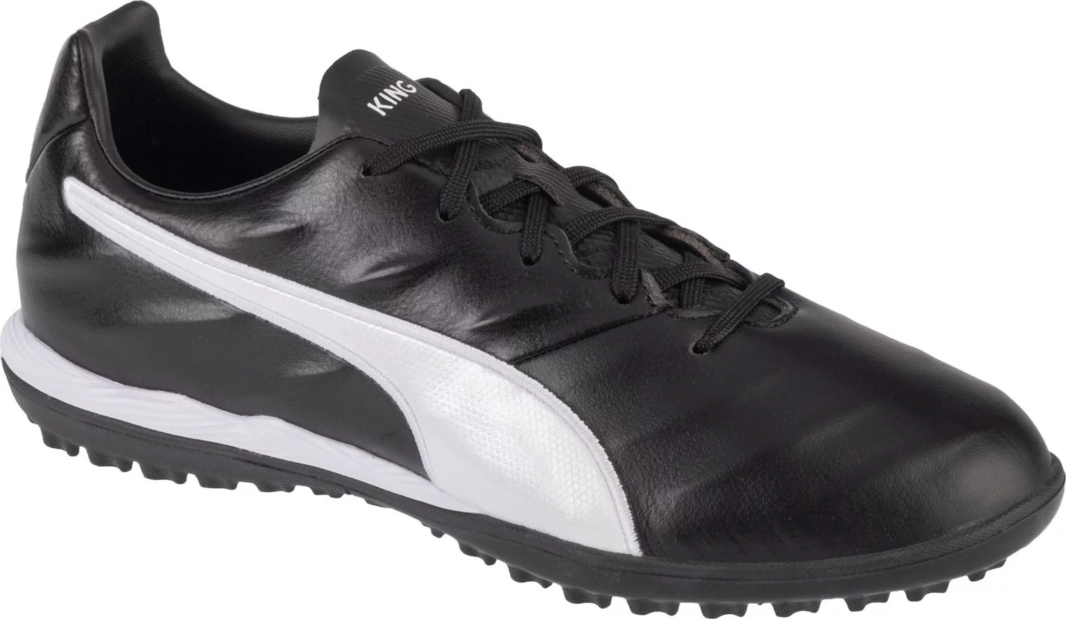 Čierne kožené kopačky Puma King Pro 21 TT 106552-01 Veľkosť: 38