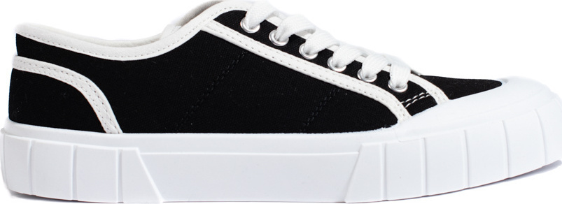 Pohodlné dámske čierne tenisky PL-6108-1B Veľkosť: 37