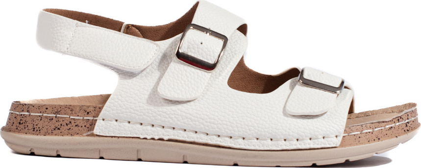 Biele dámske sandále G-3180-3W Veľkosť: 36