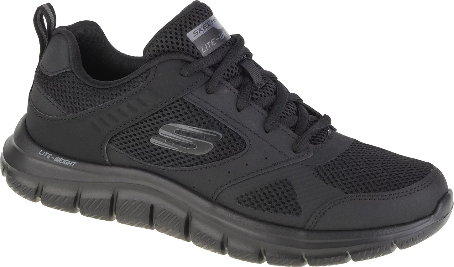 Čierne pánske tenisky Skechers Track-Syntac 232398-BBK Veľkosť: 41,5