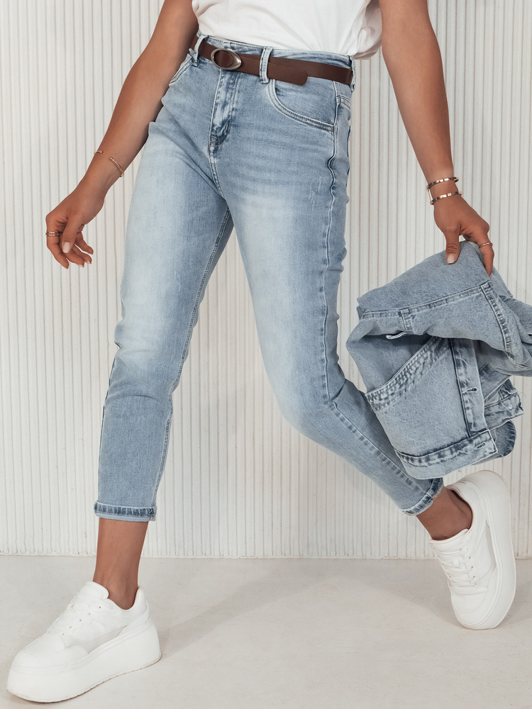 Džínsové nohavice s opaskom GLAM JEANS UY2114 Veľkosť: XS
