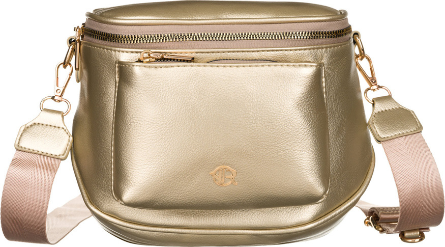 Rovicky Zlatá crossbody kabelka s odnímateľnou peňaženkou R-KP-04-HRH Veľkosť: ONE SIZE