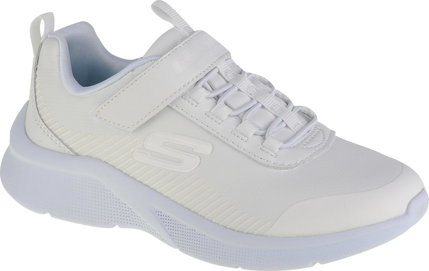 Biele detské tenisky Skechers Microspec-Classmate 302607L-WHT Veľkosť: 31