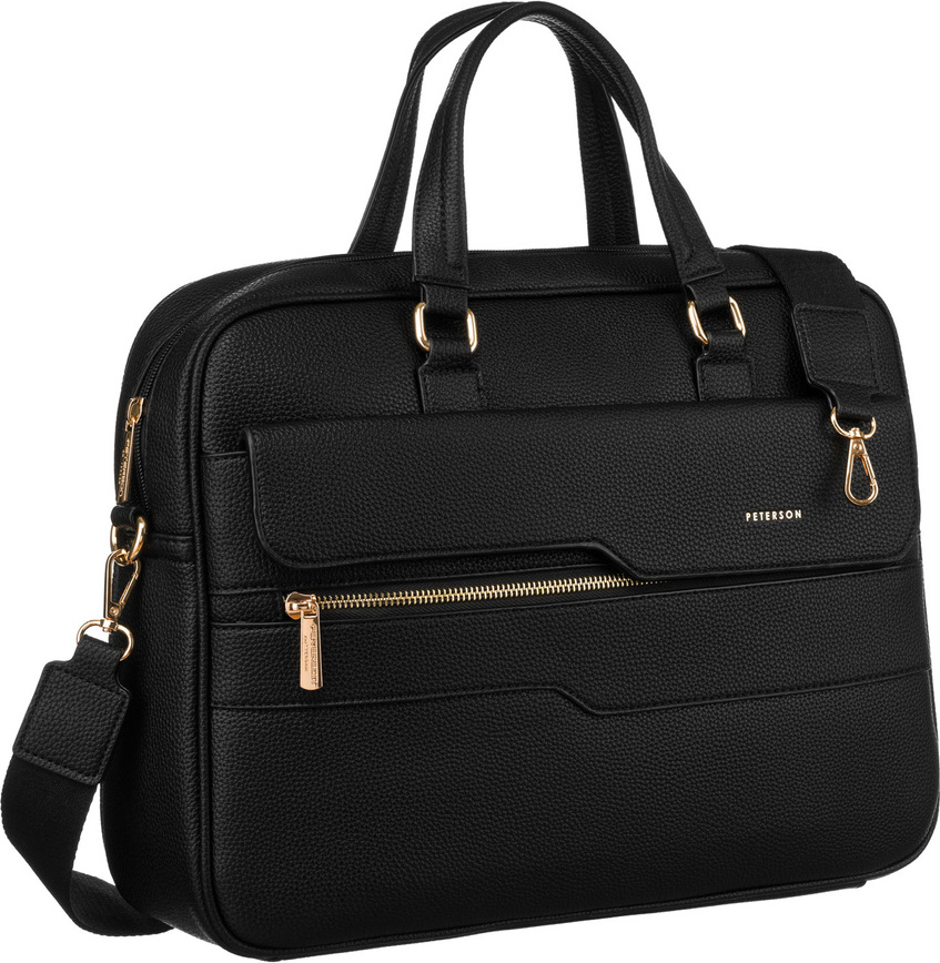 Peterson Čierna business taška na notebook PTN 8100 Veľkosť: ONE SIZE