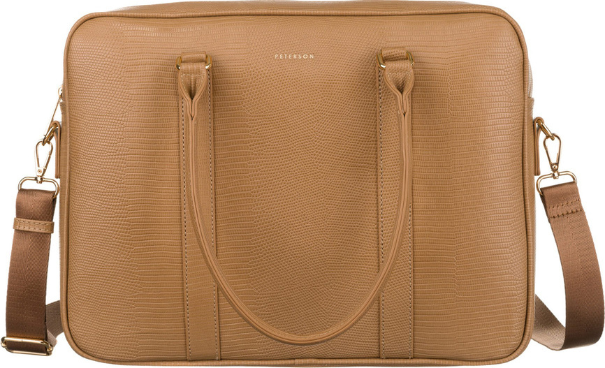 Peterson Tmavobéžová business taška PTN 1429 Veľkosť: ONE SIZE