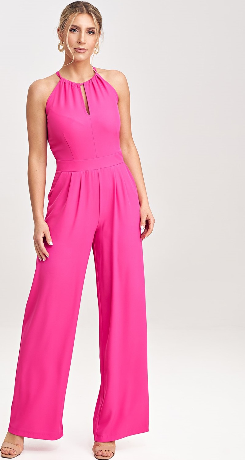 Tmavoružový dámsky letný overal M1023 Pink Veľkosť: L/XL