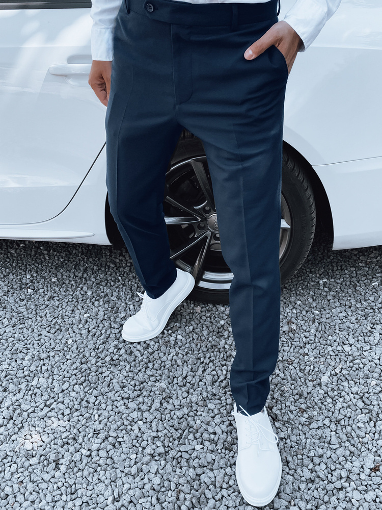 Tmavomodré spoločenské nohavice UX4288 Veľkosť: 31