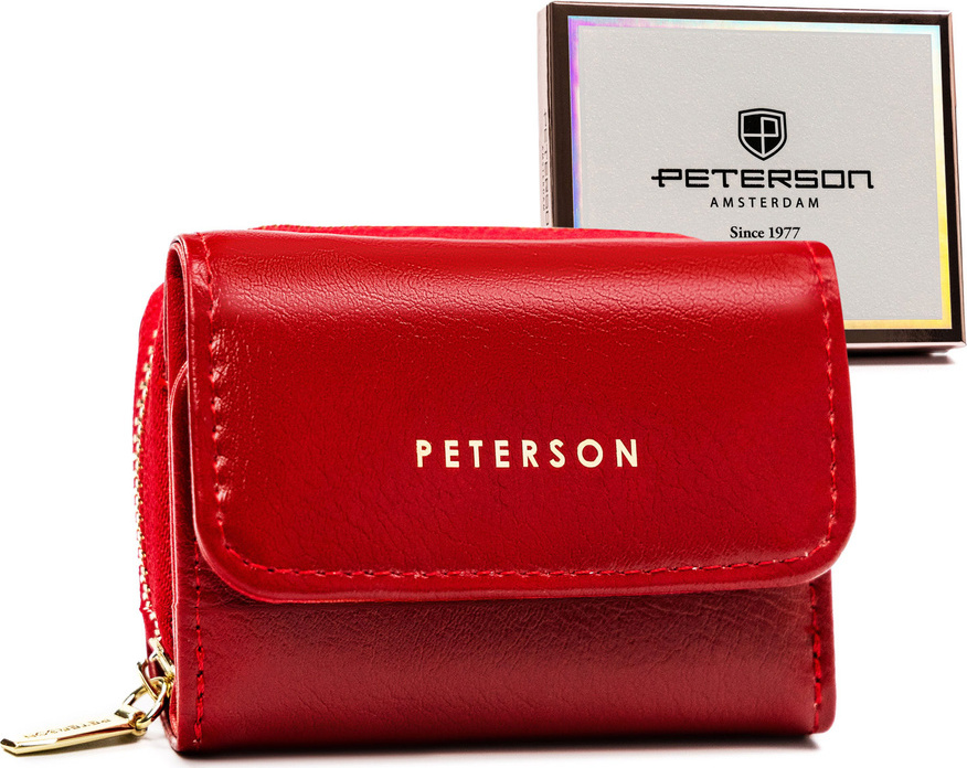 Peterson Červená malá peňaženka Y681 PTN 011-F Veľkosť: ONE SIZE