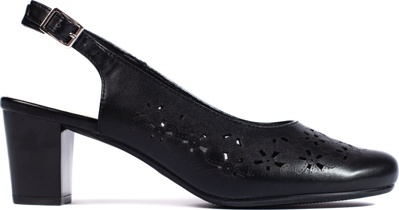 Dámske čierne lodičky s holou pätou SK-179B Veľkosť: 36