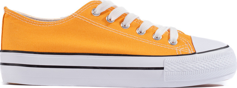 Žlté klasické plátené tenisky XL-33P-Y Veľkosť: 36