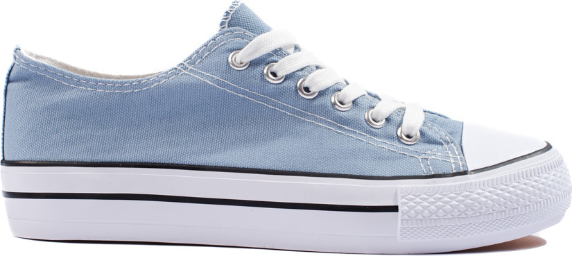 Modré klasické plátené tenisky XL-33P-L.BL Veľkosť: 37