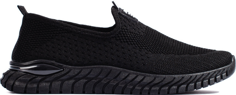 Čierne nazúvacie textilné slip-on NB680B Veľkosť: 37