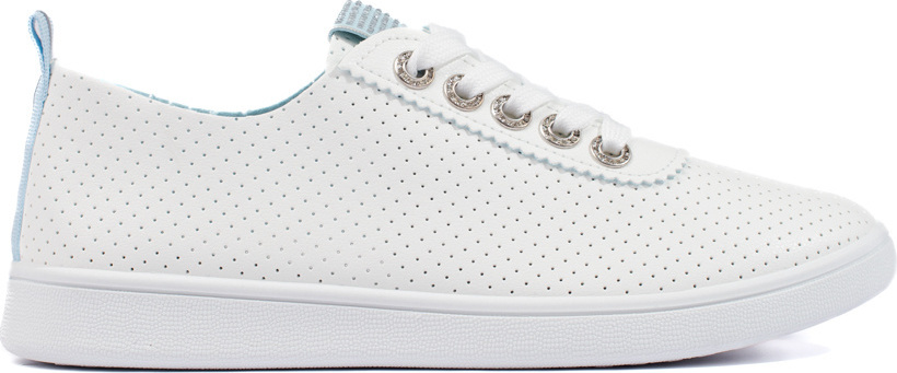 Dierkované biele dámske tenisky NB691BL Veľkosť: 37