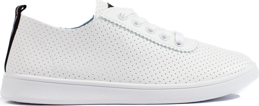 Dámske topánky na šnurovanie - biele NB623B/W Veľkosť: 36