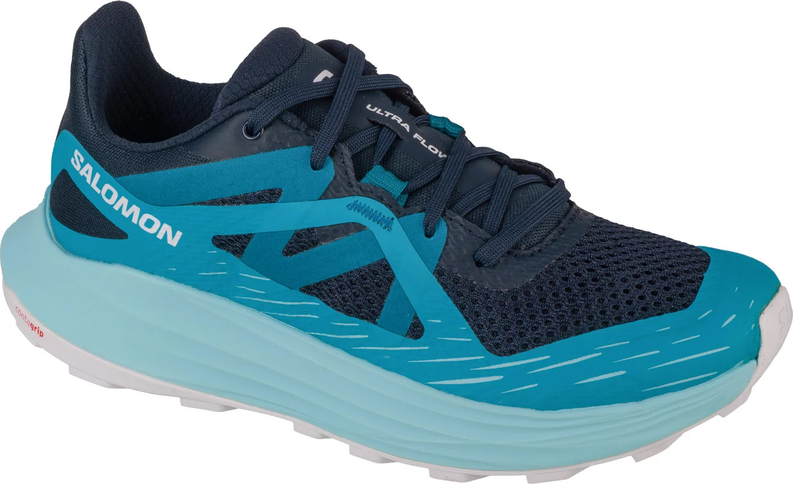 Modré bežecké tenisky Salomon Ultra Flow W 474858 Veľkosť: 40 2/3