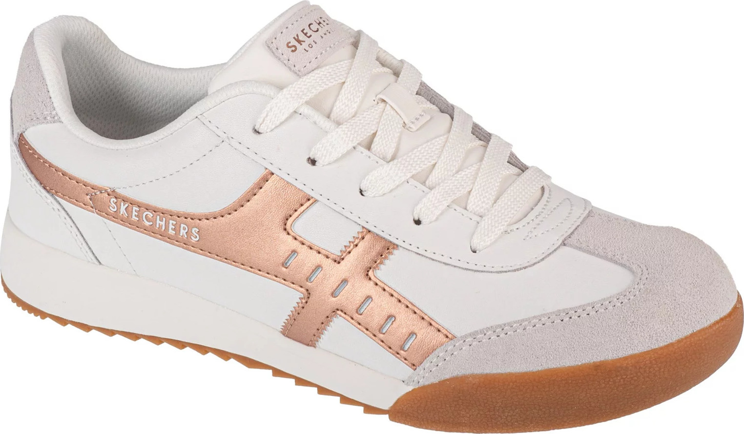 Biele dámske tenisky Skechers Zinger - Metallic Roads 177500-WTRG Veľkosť: 36