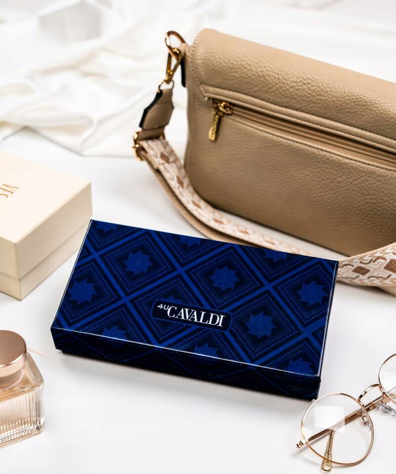 4U Cavaldi Mätová veľká dámska peňaženka M763 GD27-DNM Veľkosť: ONE SIZE