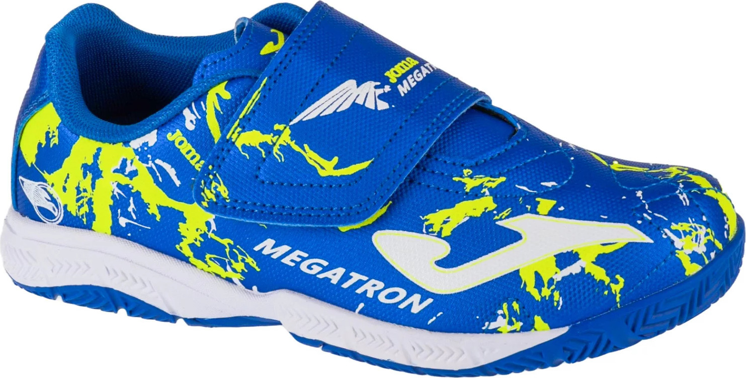 Modré chlapčenské sálové tenisky Joma Megatron Jr. 2404 IN MEJS2404INV Veľkosť: 24