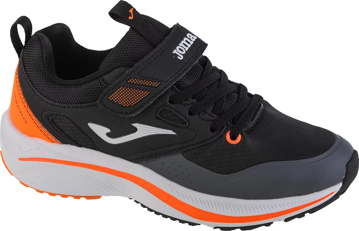 Čierno-oranžové chlapčenské tenisky Joma Ferro Jr 2201 JFERRW2201V Veľkosť: 30