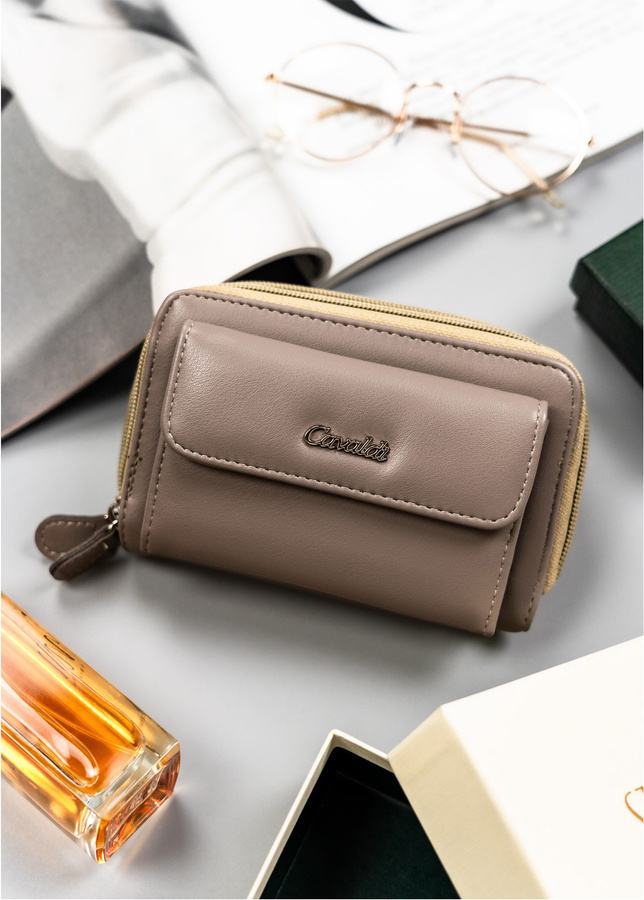 4U Cavaldi Béžová priestranná peňaženka M762 N122-APU-BL Veľkosť: ONE SIZE