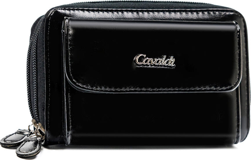 4U Cavaldi Čierna priestranná peňaženka M761 N122-APU-BL Veľkosť: ONE SIZE