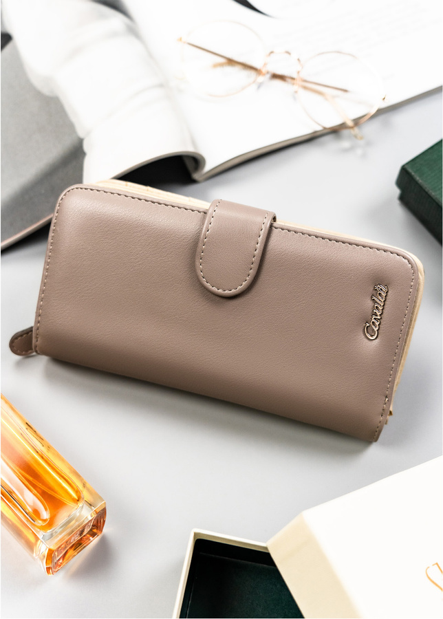 4U Cavaldi Béžová veľká peňaženka M775 N113-APU-BL Veľkosť: ONE SIZE