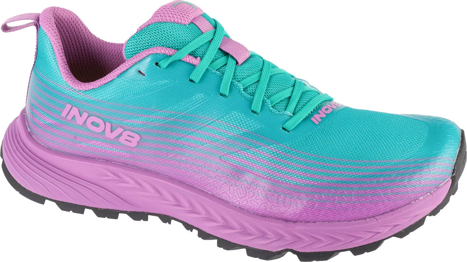 Tyrkysovo-fialové bežecké tenisky Inov-8 Trailfly Speed 001151-AQPL-W-01 Veľkosť: 37