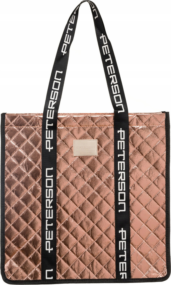 Peterson Ružová veľká taška zo syntetickej tkaniny [DH] PTN RSPV 003 Veľkosť: ONE SIZE