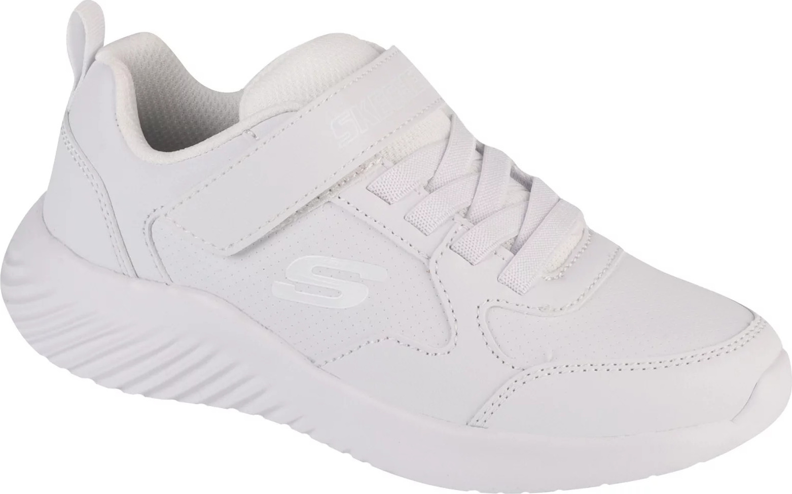Biele detské tenisky Skechers Bounder - Power Study 405626L-WHT Veľkosť: 31