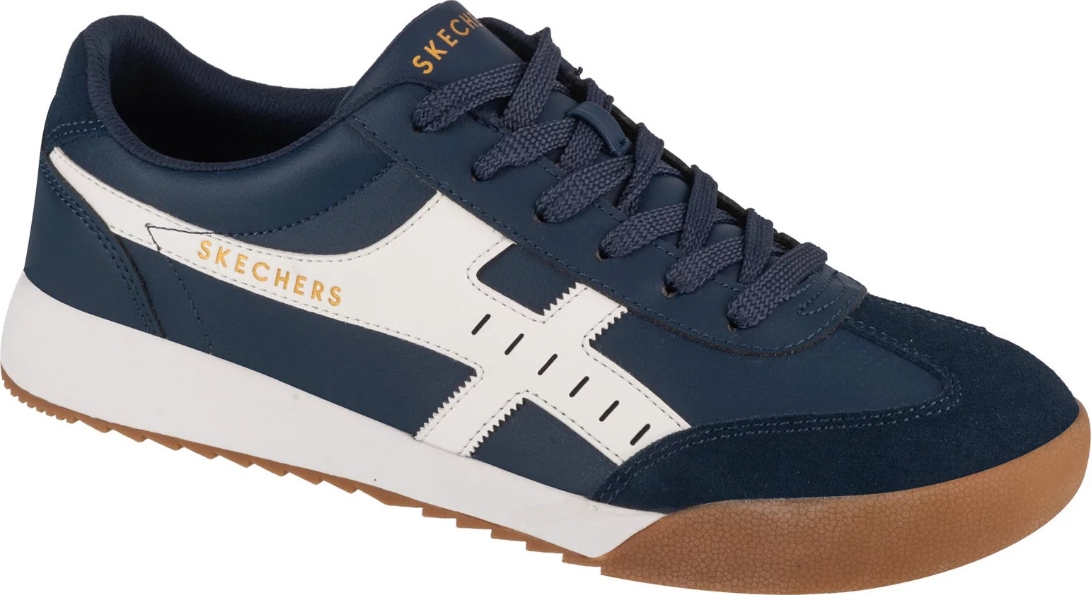 Tmavomodré pánske tenisky Skechers Zinger - Manzanilla Totale 183280-NVW Veľkosť: 39,5